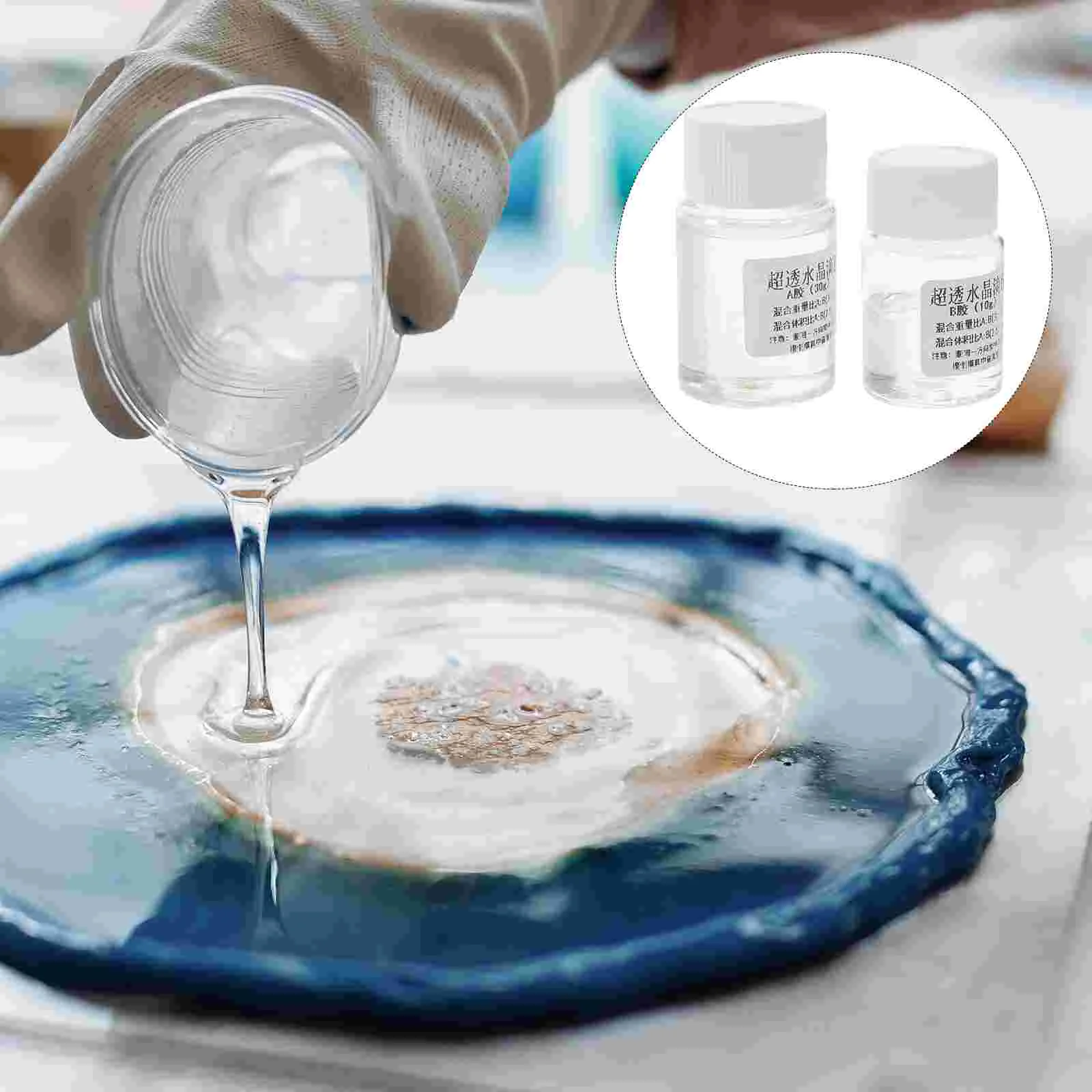 2 Sets Resina Epoxica Transparente Part Epoxy Glue Clear Plastic Crystal Two Construction Adhesive Glass
2 Sets Resina Epoxica Transparente Part Epoxy Glue Clear Plastic Crystal Two Construction Adhesive Glass