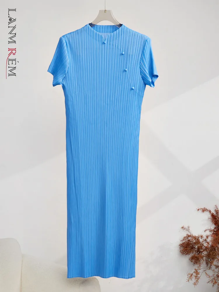 LANMREM Retro Elegant Pleated Dress For Women V-neck Long Sleeves Split Dresses Solid Color Female Clothing 2023 New 32D224
LANMREM Retro Elegant Pleated Dress For Women V-neck Long Sleeves Split Dresses Solid Color Female Clothing 2023 New 32D224