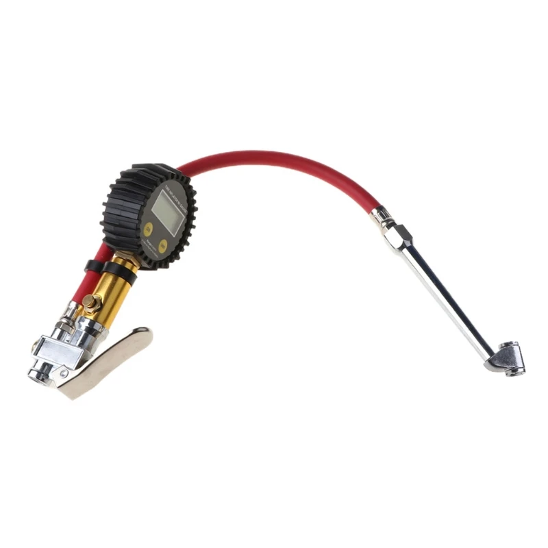 Digital Car Tire Air Pressure Inflator Gauge LCD Display LED Backlight Vehicle Tester Inflation Monitoring
Digital Car Tire Air Pressure Inflator Gauge LCD Display LED Backlight Vehicle Tester Inflation Monitoring