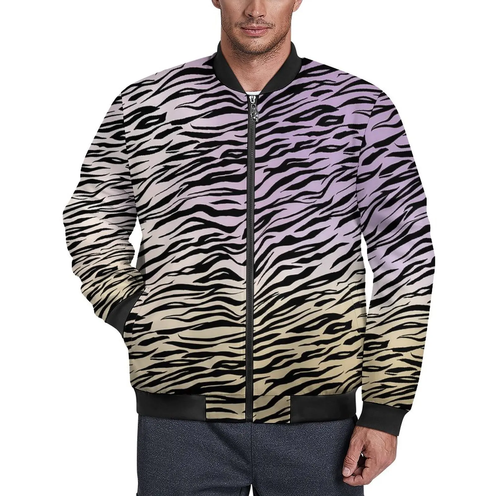 Watercolor Ombre Casual Jackets Man Zebra Print Coats Autumn Street Wear Jacket With Pockets Custom Loose Clothing Big Size 6XL
Watercolor Ombre Casual Jackets Man Zebra Print Coats Autumn Street Wear Jacket With Pockets Custom Loose Clothing Big Size 6XL