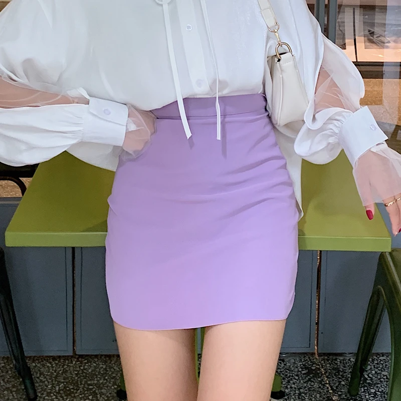 COIGARSAM Women Short Skirt Spring 2022 New Solid High Waist Deep Purple Skirts Dropshipping
COIGARSAM Women Short Skirt Spring 2022 New Solid High Waist Deep Purple Skirts Dropshipping
