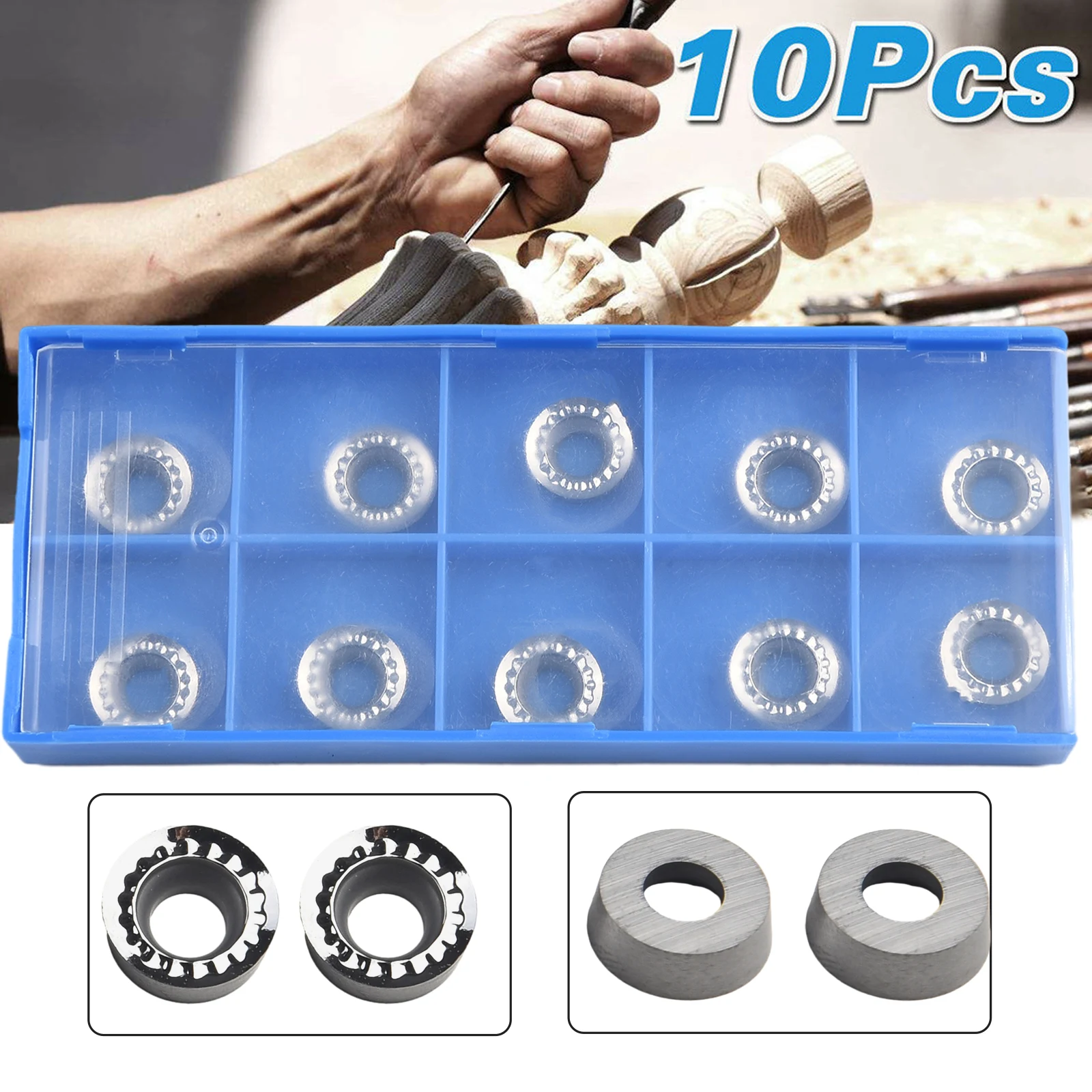 Tool Insert CNC Carbide For Aluminum H01 Insert Blade Manual Inspection Milling Precision Grinding RCGT1003MO-AK
Tool Insert CNC Carbide For Aluminum H01 Insert Blade Manual Inspection Milling Precision Grinding RCGT1003MO-AK