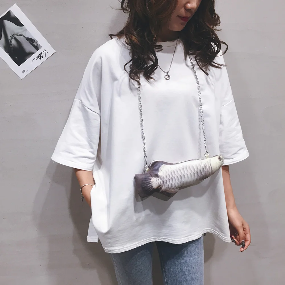 Cotton Women Shoulder Bags 3D Fishes Shaped Female Mini Messenger Casual Ladies Chain Shoulder Messenger Bag Pouch
Cotton Women Shoulder Bags 3D Fishes Shaped Female Mini Messenger Casual Ladies Chain Shoulder Messenger Bag Pouch