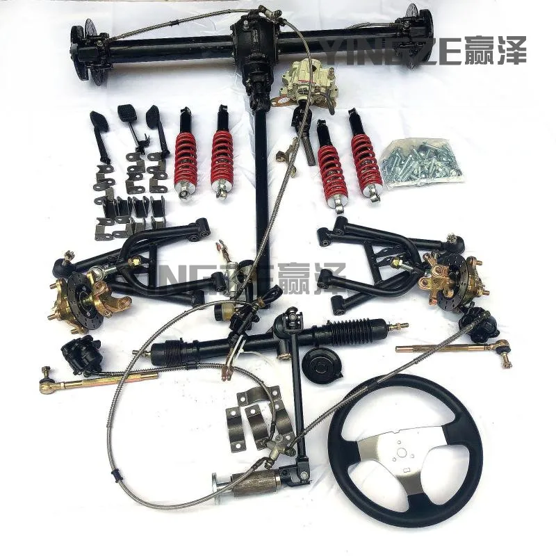 GO KART KARTING ATV UTV Differential Rear Axle Steering Gear Rack Pinion Tie Rod Wheel Brake Pump With Control Swing arms
GO KART KARTING ATV UTV Differential Rear Axle Steering Gear Rack Pinion Tie Rod Wheel Brake Pump With Control Swing arms