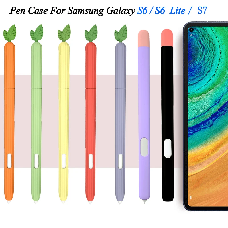 Silicone Pencil Case Funda For Samsung Galaxy Tab S6 lite S7 Case Cover For Galaxy S7 S6 Lite Case Anti-fall Pen Cover
Silicone Pencil Case Funda For Samsung Galaxy Tab S6 lite S7 Case Cover For Galaxy S7 S6 Lite Case Anti-fall Pen Cover