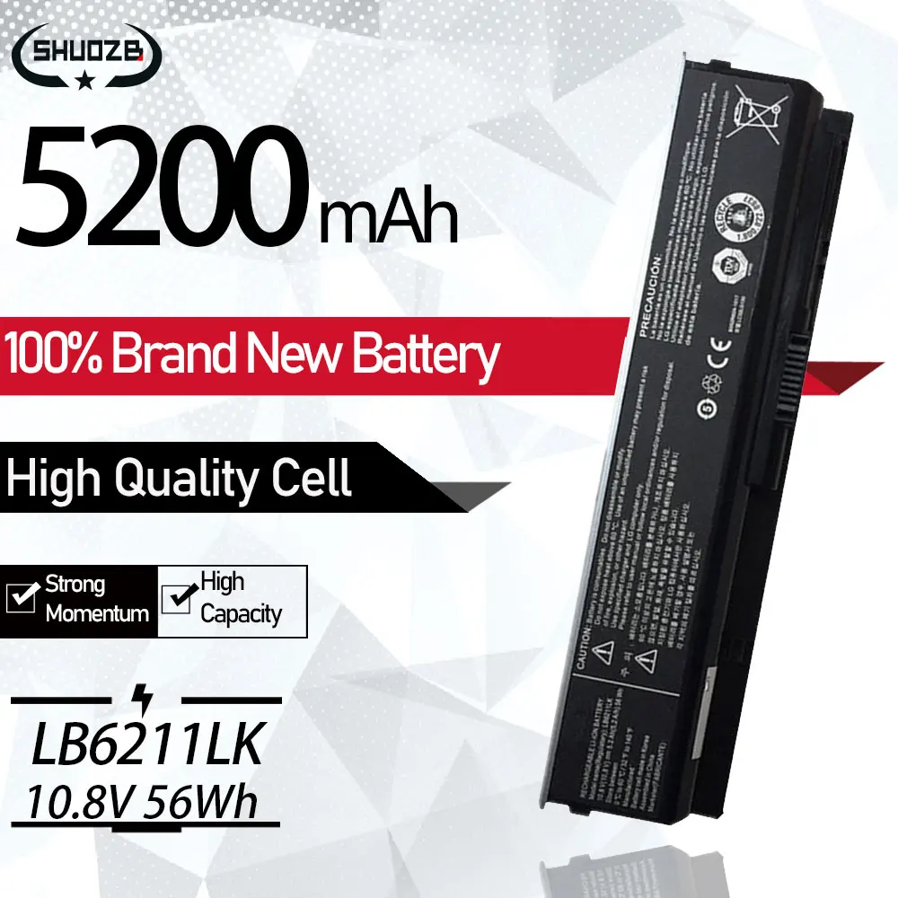 New LB3211LK LB6211LK Laptop Battery For LG Xnote P430 P530 Notebook EAC6167900 Batteries 10.8V 56WH 5200mAh SHUOZB Free Ttools
New LB3211LK LB6211LK Laptop Battery For LG Xnote P430 P530 Notebook EAC6167900 Batteries 10.8V 56WH 5200mAh SHUOZB Free Ttools