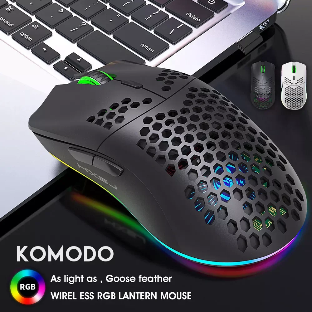 KOMODO 2.4G Wireless Mouse RGB Rechargeable Mouse Wireless Computer Silent Mause LED Backlit Ergonomic Gaming Mouse For Laptop P
KOMODO 2.4G Wireless Mouse RGB Rechargeable Mouse Wireless Computer Silent Mause LED Backlit Ergonomic Gaming Mouse For Laptop P