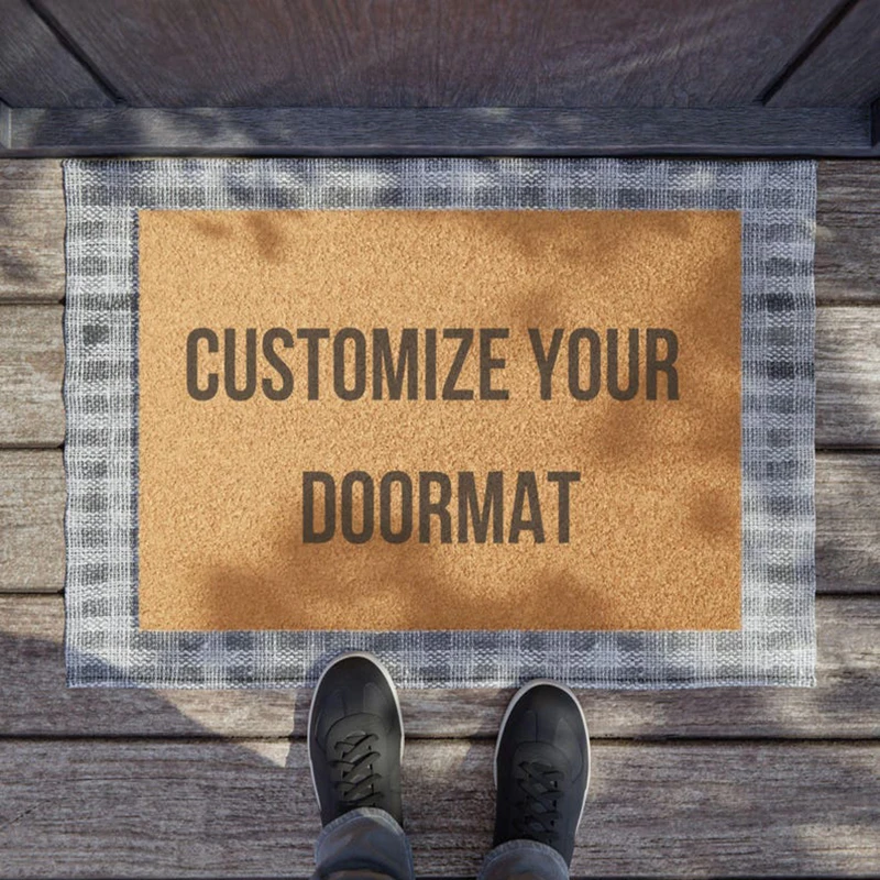 Уникальный дверной коврик на заказ, подарок на новоселье, свадебный новый домашний декор, индивидуальный текстовый логотип, приветственный коврик для друзей, семьи, прочный, нескользящий
Уникальный дверной коврик на заказ, подарок на новоселье, свадебный новый домашний декор, индивидуальный текстовый логотип, приветственный коврик для друзей, семьи, прочный, нескользящий