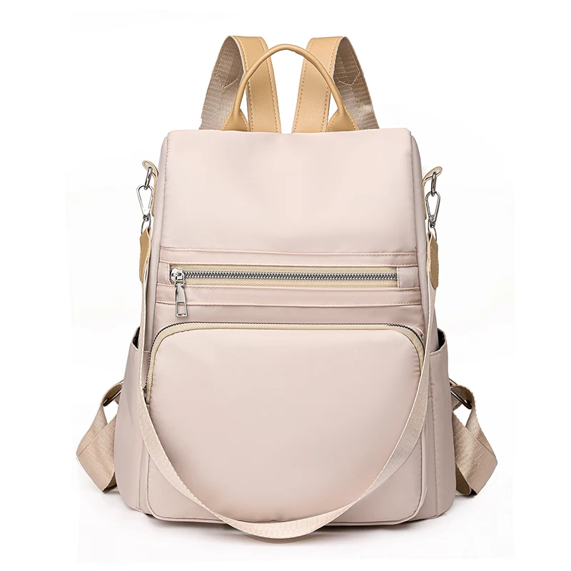 Solid Color Backpack Women's Large Capacity Women's Bag Student Travel Backpack
Solid Color Backpack Women's Large Capacity Women's Bag Student Travel Backpack