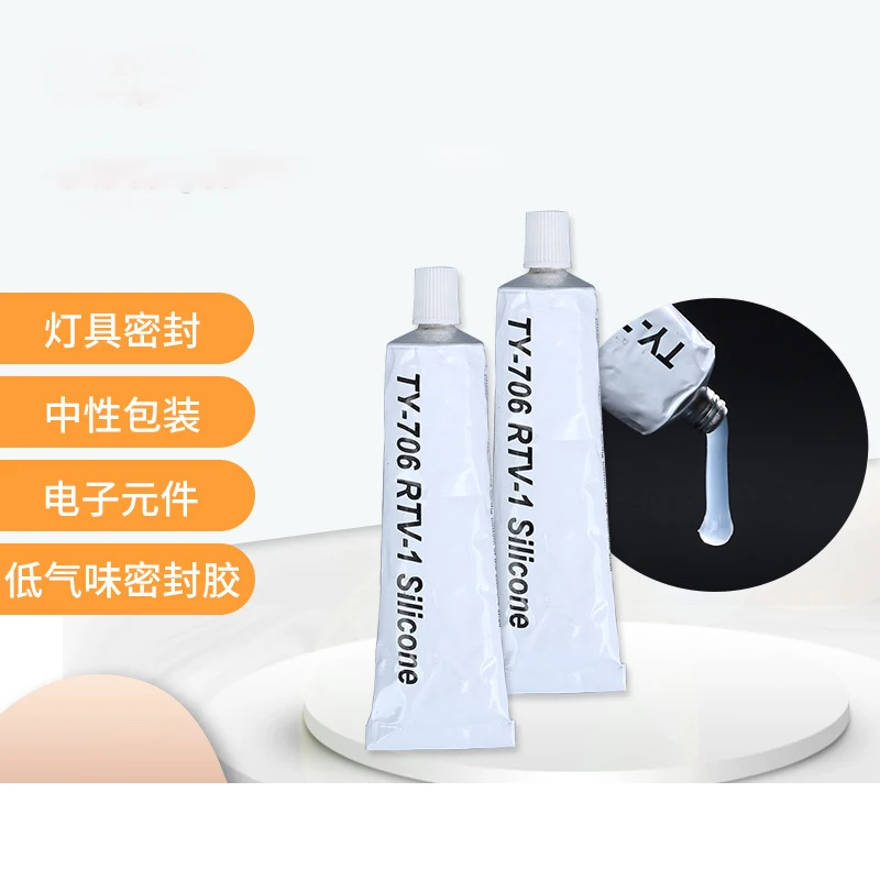 50ml 706 Silicone Rubber Super Glue Headlight Home Appliance Half Transparent High Temperature Sealant Car Electrical Appliances
50ml 706 Silicone Rubber Super Glue Headlight Home Appliance Half Transparent High Temperature Sealant Car Electrical Appliances