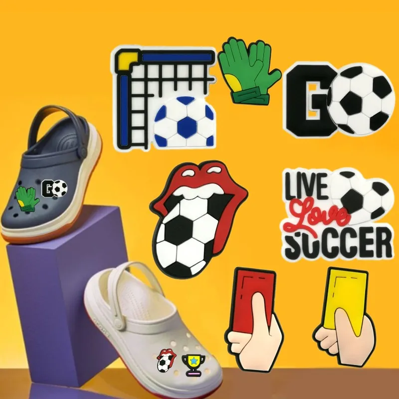 1pcs World Cup PVC Croc Accessories Sports Gibit Soccer Shoe Charm Clogs Pins Ornament for Croc Shoe Decoration
1pcs World Cup PVC Croc Accessories Sports Gibit Soccer Shoe Charm Clogs Pins Ornament for Croc Shoe Decoration