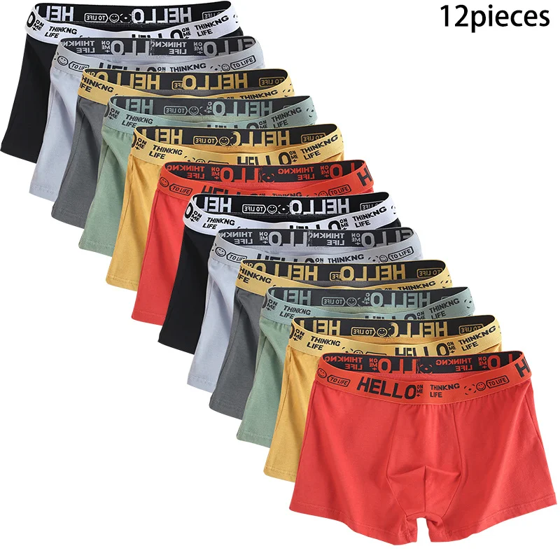 12 pieces Mens Underwear Men Cotton Underpants Male Pure Men Panties Shorts Breathable Boxer Shorts Comfortable soft Plus size
12 pieces Mens Underwear Men Cotton Underpants Male Pure Men Panties Shorts Breathable Boxer Shorts Comfortable soft Plus size
