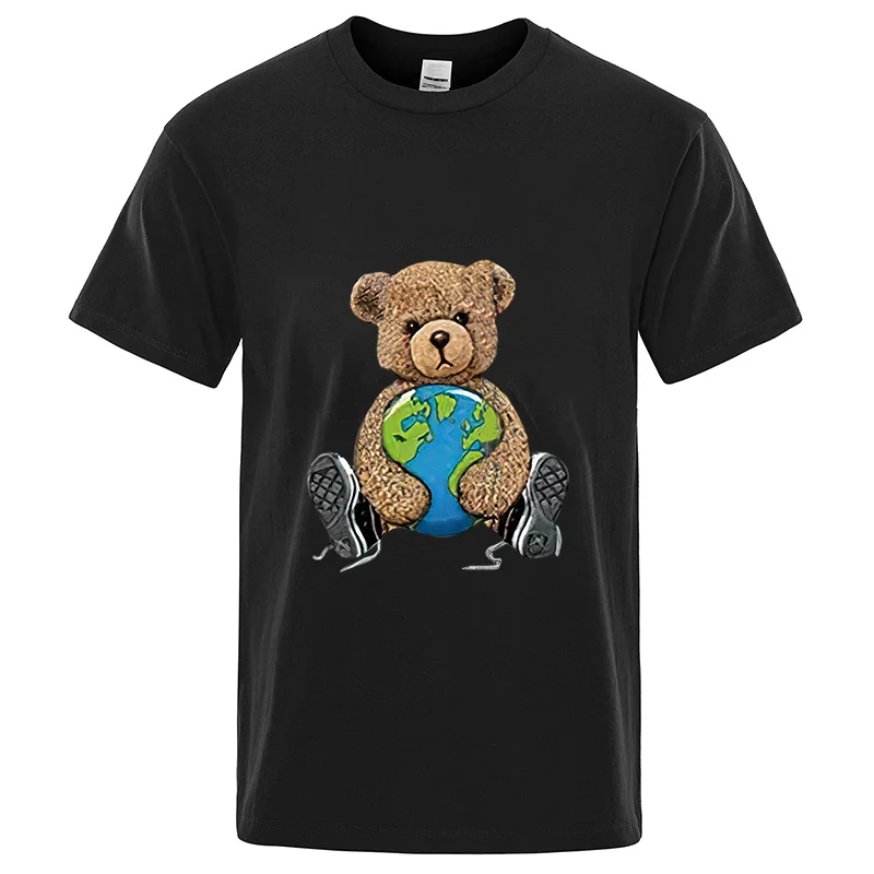 2023 Men T Shirt High Quality 100% Cotton Free Shipping Oversized Funny Cute Doll Bear Summer Short-Sleeved Crewneck Shirt
2023 Men T Shirt High Quality 100% Cotton Free Shipping Oversized Funny Cute Doll Bear Summer Short-Sleeved Crewneck Shirt