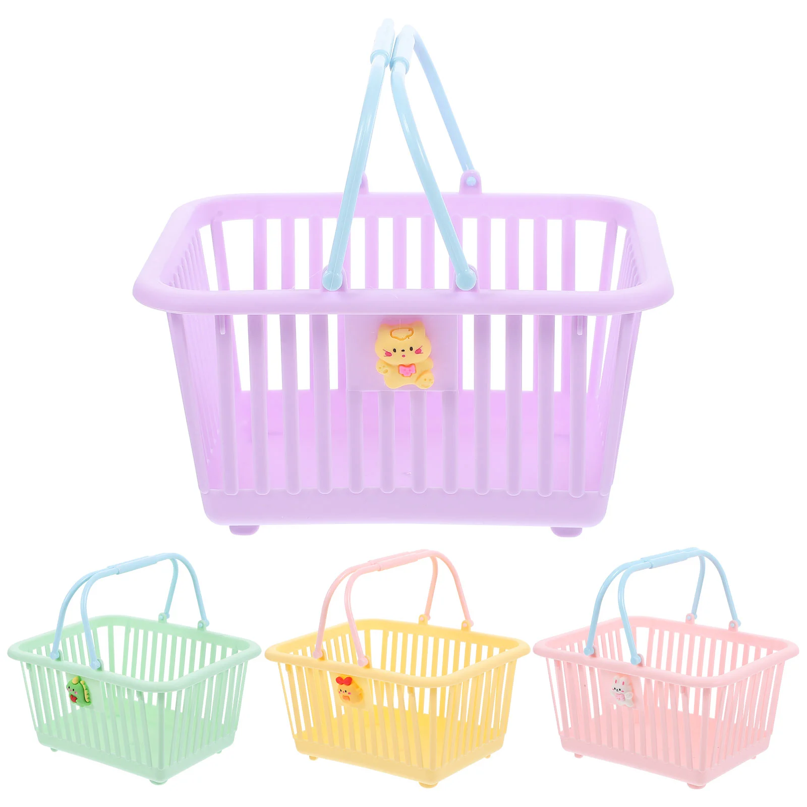4 Pcs Shopping Cart Groceries Storage Basket Desktop Portable Plastic Baskets Mini Sundries Organizer Small Bin Child
4 Pcs Shopping Cart Groceries Storage Basket Desktop Portable Plastic Baskets Mini Sundries Organizer Small Bin Child