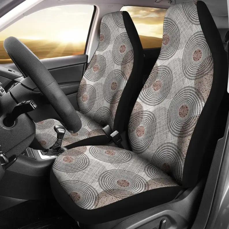 Grey Circles Abstract Art Car Seat Covers Pair, 2 Front Seat Covers, Car Seat Protector, Car Accessories
Grey Circles Abstract Art Car Seat Covers Pair, 2 Front Seat Covers, Car Seat Protector, Car Accessories