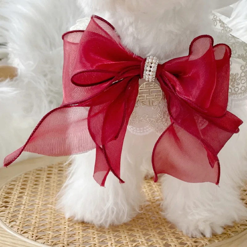 Кружевной ошейник с бантом, аксессуары для собак и кошек, маленькие милые тонкие весенне-летние красные модные аксессуары для мальчиков и й...
Кружевной ошейник с бантом, аксессуары для собак и кошек, маленькие милые тонкие весенне-летние красные модные аксессуары для мальчиков и й...