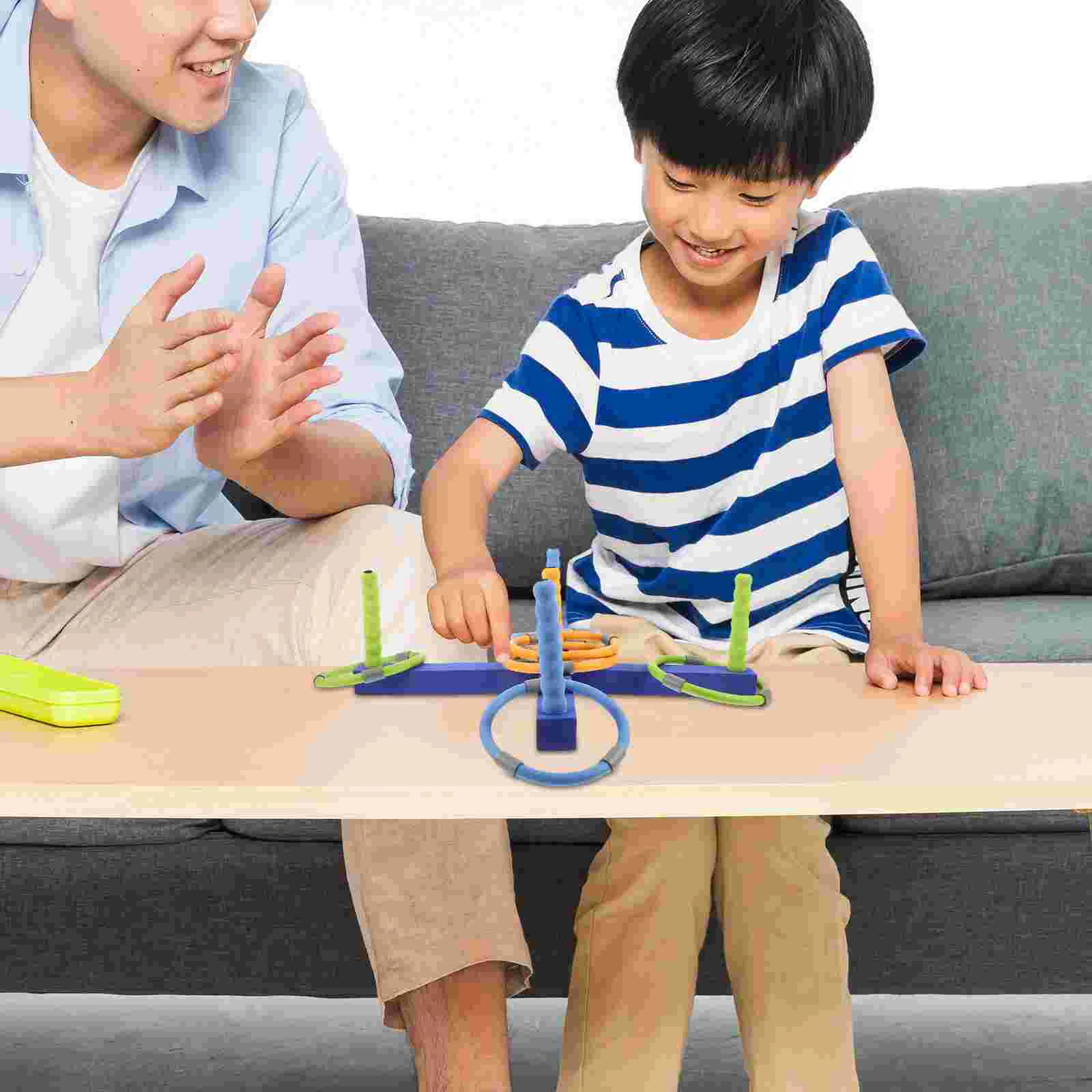 1 Set Kids Ring Toss Toy Cross Five-ring Toss Game Plaything Throwing Ring Toys
1 Set Kids Ring Toss Toy Cross Five-ring Toss Game Plaything Throwing Ring Toys
