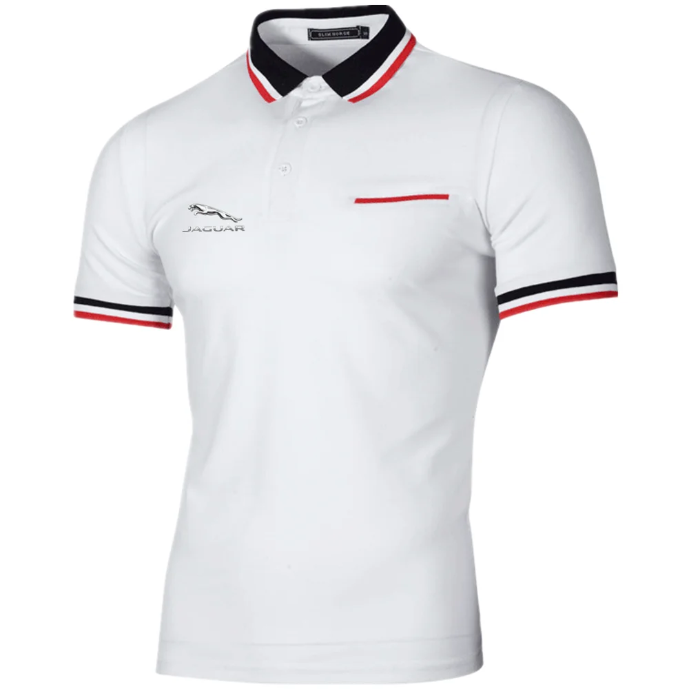 2022 JAGUAR Men's New Polo Shirts Men's Lapel Sports Short Sleeves Men's Summer Business Casual Polo Men's Hot T Shirts
2022 JAGUAR Men's New Polo Shirts Men's Lapel Sports Short Sleeves Men's Summer Business Casual Polo Men's Hot T Shirts