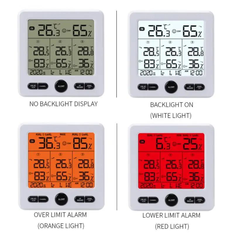 2/4/6PCS Weather Station Accurate Temperature Meter Reliable Wifi Thermohygrometer Calibration Function Thermohygrometer
2/4/6PCS Weather Station Accurate Temperature Meter Reliable Wifi Thermohygrometer Calibration Function Thermohygrometer