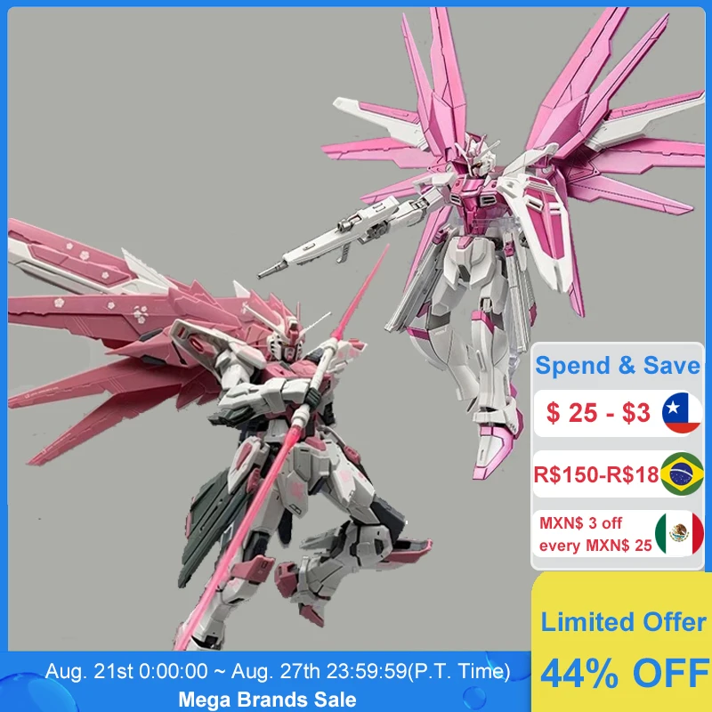 Xingdong Gundam Action Figure Freedom 2.0 HG 1/144 Anime Sakura Pink Assembly Model Kit Mobile Suit Children Toys for Boy Gift
Xingdong Gundam Action Figure Freedom 2.0 HG 1/144 Anime Sakura Pink Assembly Model Kit Mobile Suit Children Toys for Boy Gift