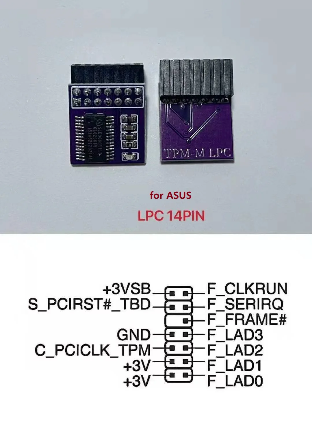 TPM 2.0 Encryption Security Module Remote Card TPM2.0 for Windows 11 LPC SPI 12 14 20 Pin for Asus Motherboard Chip DIY
TPM 2.0 Encryption Security Module Remote Card TPM2.0 for Windows 11 LPC SPI 12 14 20 Pin for Asus Motherboard Chip DIY
