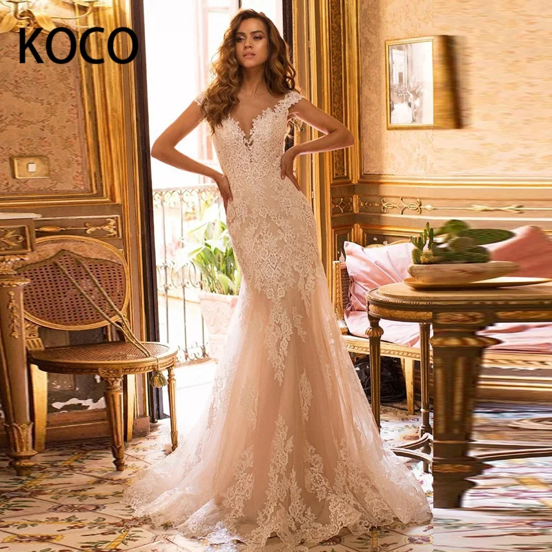 MACDOUGAL Wedding Dress 2022 Bohemia Illusion O-Neck Appliques Vintage Mermaid Gown Vestido De Novia Civil for Women Custom Made
MACDOUGAL Wedding Dress 2022 Bohemia Illusion O-Neck Appliques Vintage Mermaid Gown Vestido De Novia Civil for Women Custom Made