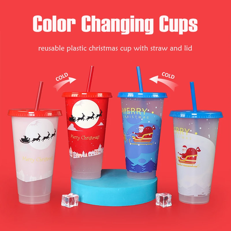 5 шт., многоразовые пластиковые чашки с крышкой и соломинкой, 710 мл
5 шт., многоразовые пластиковые чашки с крышкой и соломинкой, 710 мл