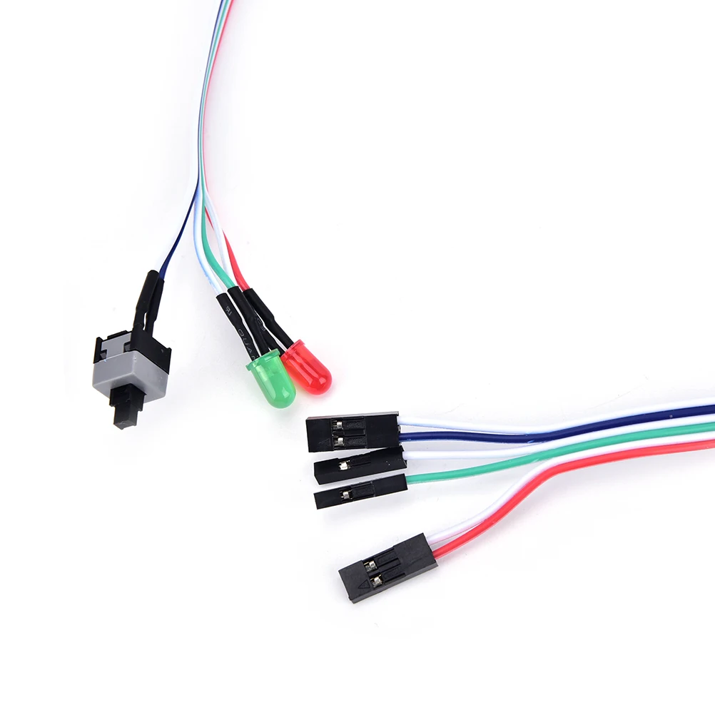 ATX Computer PC Desktop Case Power On Reset Switch Cable With HDD LED Light For Desktop Computer
ATX Computer PC Desktop Case Power On Reset Switch Cable With HDD LED Light For Desktop Computer
