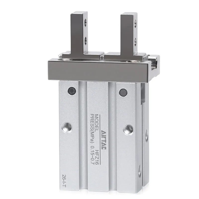 Pneumatic finger cylinder HFZ6 HFZ10 HFZ16 HFZ20 HFZ25 HFZ32 HFZ40 open and close claw cylinder
Pneumatic finger cylinder HFZ6 HFZ10 HFZ16 HFZ20 HFZ25 HFZ32 HFZ40 open and close claw cylinder
