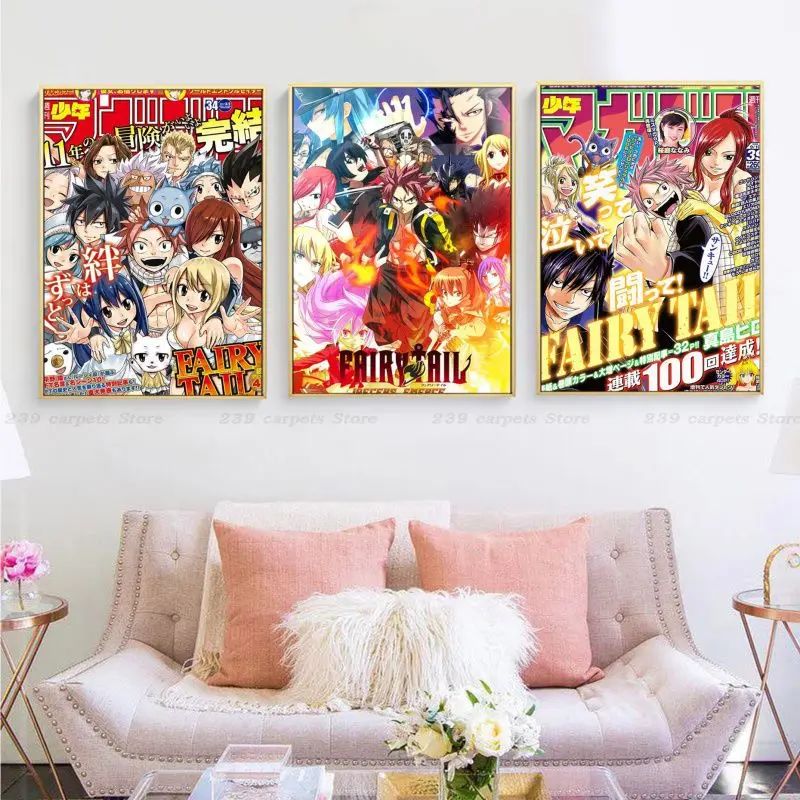 Anime Fairy Tail Poster Anime Posters Sticky Waterproof Paper Sticker Coffee House Bar Kawaii Room Decor
Anime Fairy Tail Poster Anime Posters Sticky Waterproof Paper Sticker Coffee House Bar Kawaii Room Decor