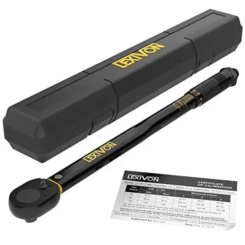1/2-Inch Drive Click Torque Wrench 10-150 Ft-Lb/13.6-203.5 Nm (LX-183) Car Repair tools
1/2-Inch Drive Click Torque Wrench 10-150 Ft-Lb/13.6-203.5 Nm (LX-183) Car Repair tools