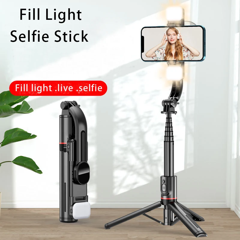 1085mm Extended Wireless Selfie Stick Foldable Tripod With Double Fill Light Remote Shutter For Gopro Action Camera Smartphones
1085mm Extended Wireless Selfie Stick Foldable Tripod With Double Fill Light Remote Shutter For Gopro Action Camera Smartphones