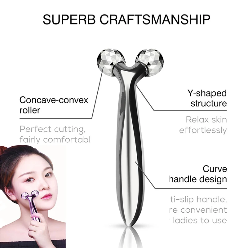 Facial Massager Skincare Tool New 3D Roller Massager Y Shape 360 Rotate Thin Face Body Shaping Relaxation Wrinkle Remover
Facial Massager Skincare Tool New 3D Roller Massager Y Shape 360 Rotate Thin Face Body Shaping Relaxation Wrinkle Remover