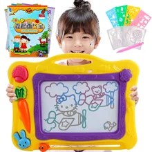 Childrens blackboard infant educational toys 1-6 years old educational large size writing board magnetic color drawing