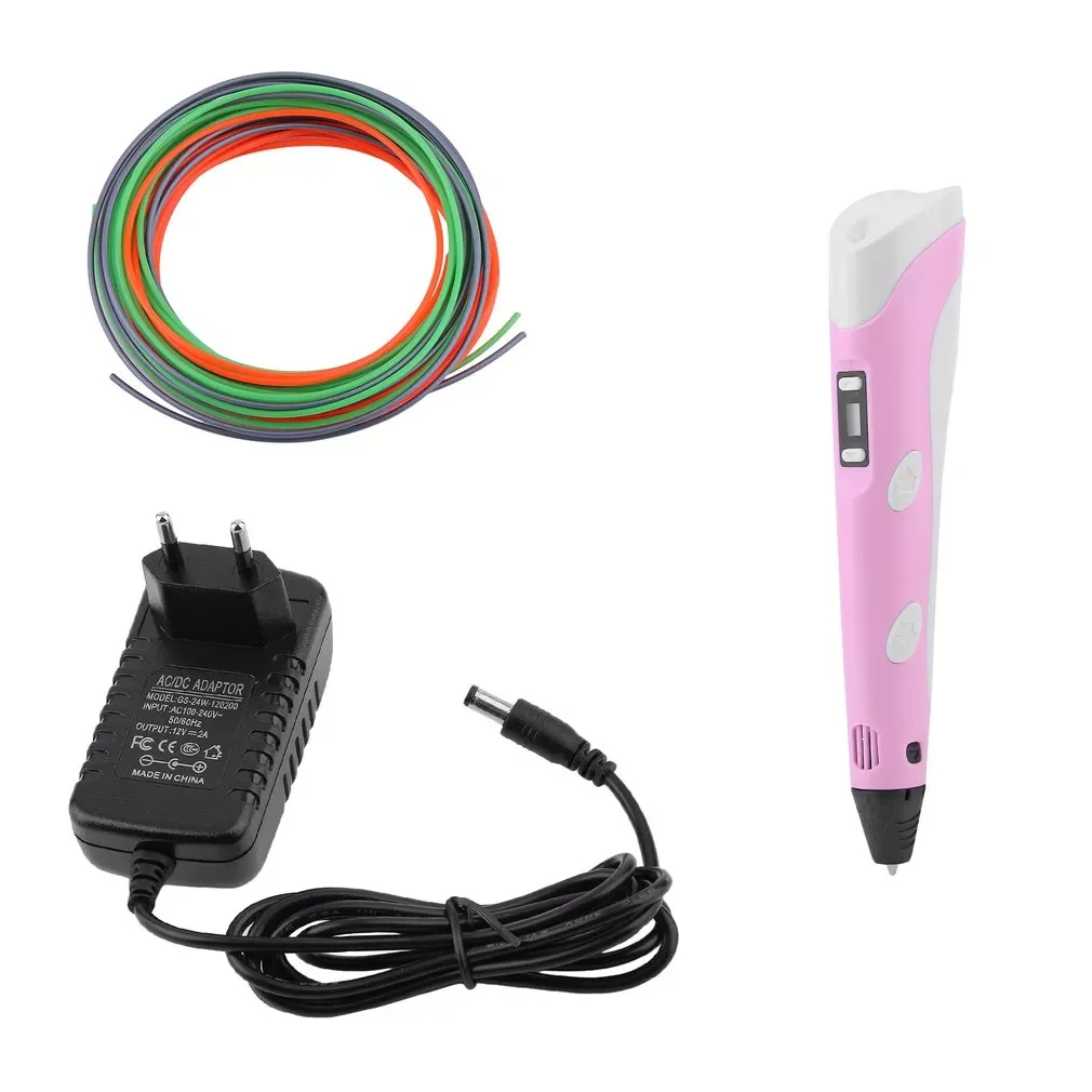 3D Pen DIY 3D Printer Pen Drawing Pens 3d Printing Best for Kids With ABS Filament 1.75mm Christmas Birthday Gift Pink EU Plug
3D Pen DIY 3D Printer Pen Drawing Pens 3d Printing Best for Kids With ABS Filament 1.75mm Christmas Birthday Gift Pink EU Plug