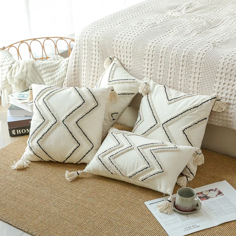 Moroccan Style Pillow Tufted Cross-Border Sofa Cushion Lumbar Cushion Cover Bed Head WAIS Trest
Moroccan Style Pillow Tufted Cross-Border Sofa Cushion Lumbar Cushion Cover Bed Head WAIS Trest