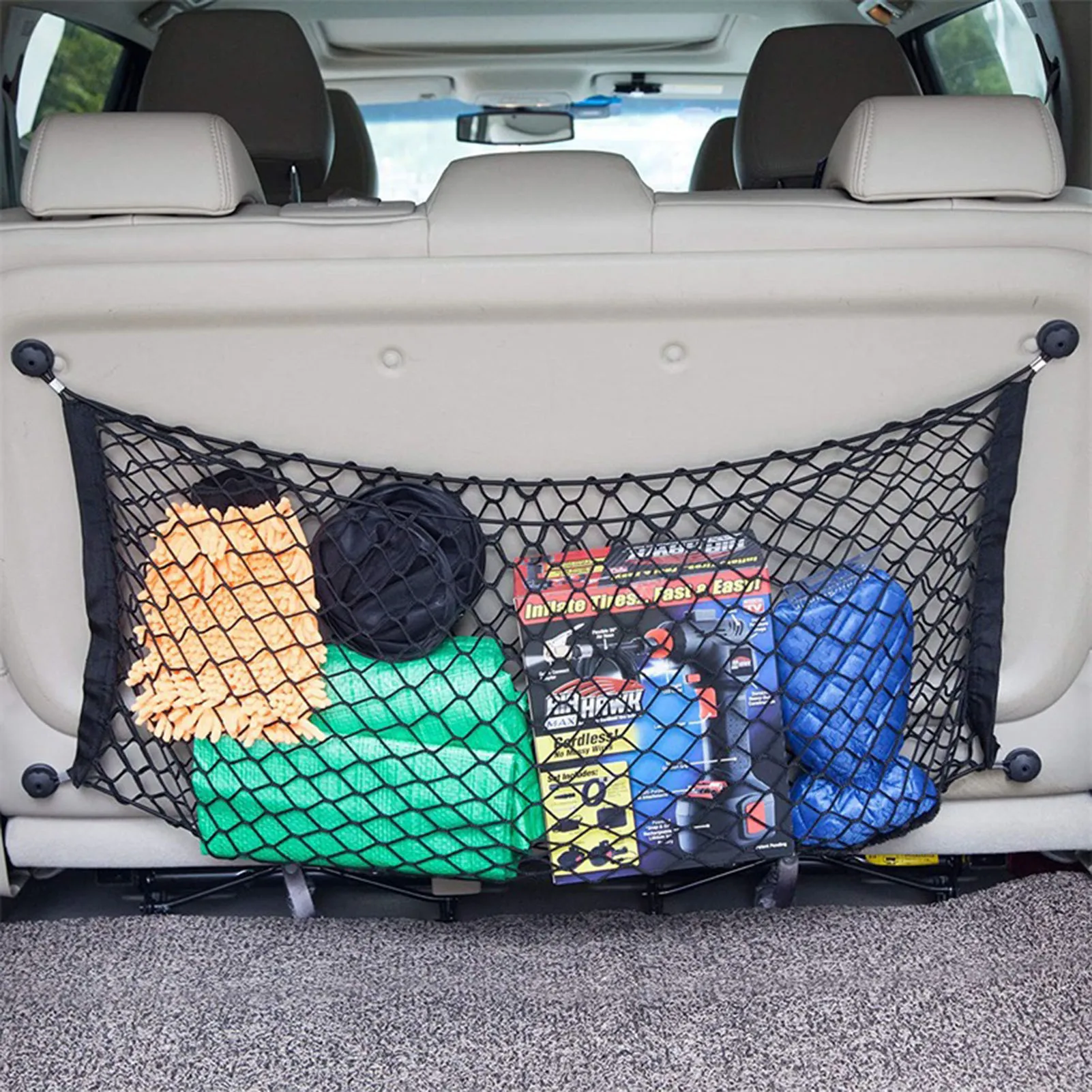 Car Organizer Storage Net Heavy Duty Rear Cargo Net Adjustable Elastic Truck Organizer Heavy Duty Adjustable Car Interior
Car Organizer Storage Net Heavy Duty Rear Cargo Net Adjustable Elastic Truck Organizer Heavy Duty Adjustable Car Interior