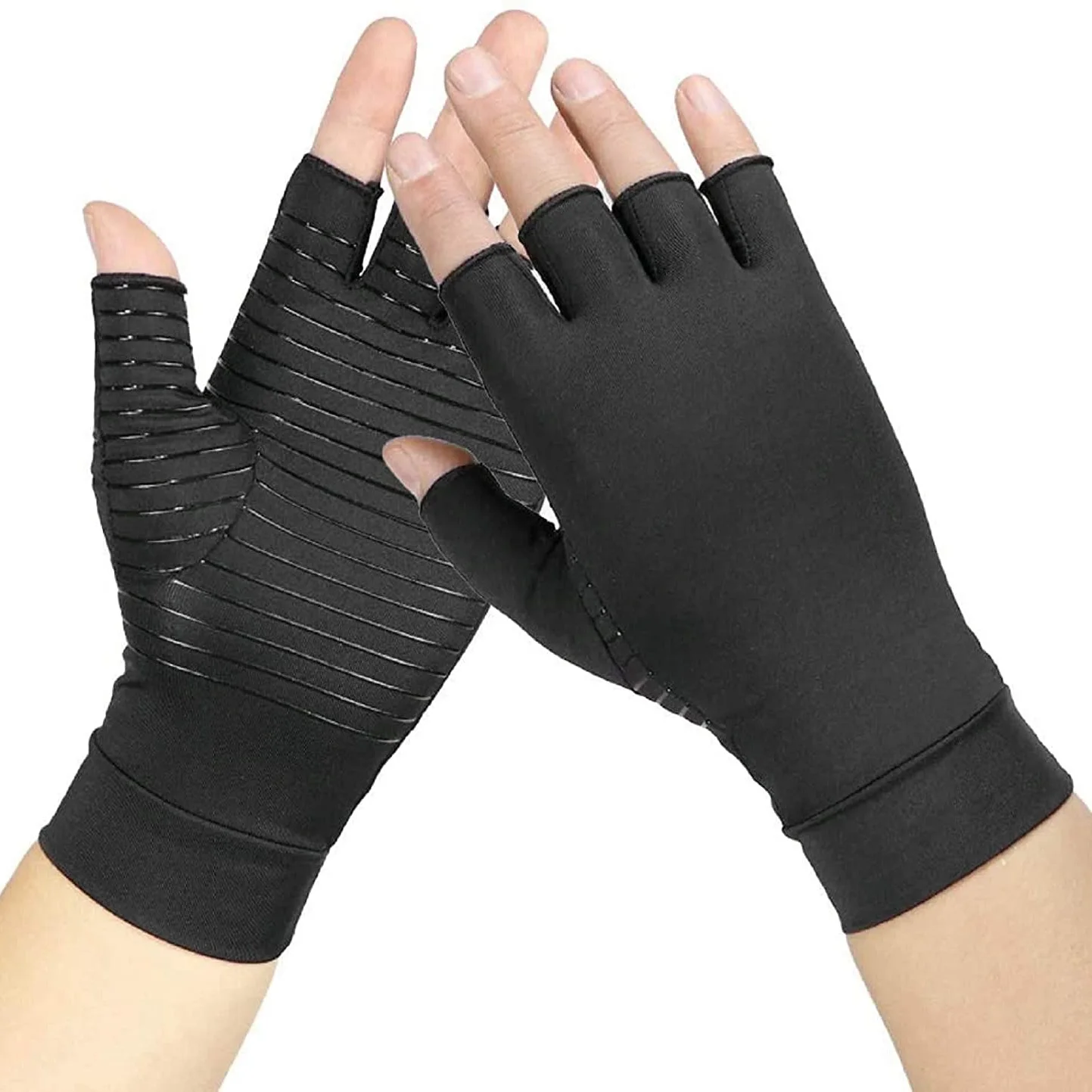 

Arthritis Compression Gloves Copper Fiber Comfort Arthritis Glove for Rheumatoid Arthritis Carpal Tunnel Therapy Wrist