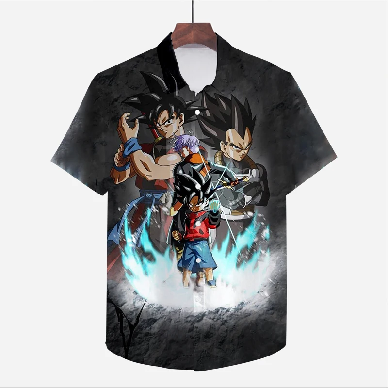 Hawaiian Style Beachwear Summer Men's Shirt Anime Dragon Ball Print Shirt Casual Quick-Drying High-Quality Parent-Child Wear
Hawaiian Style Beachwear Summer Men's Shirt Anime Dragon Ball Print Shirt Casual Quick-Drying High-Quality Parent-Child Wear