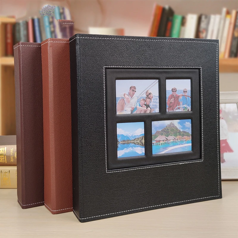 Creative 6-Inch Insert Albums Leather Cover Large-Capacity 60 sheets Photo Albums For Gifts Wedding Family Gathering Collections
Creative 6-Inch Insert Albums Leather Cover Large-Capacity 60 sheets Photo Albums For Gifts Wedding Family Gathering Collections