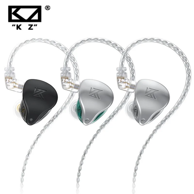 

KZ AST Headset 24 BA Balanced Armature Units HIFI Earphones Monitor DJ Headsets Noise Cancelling Earbuds 2PIN Cable Ear Headset