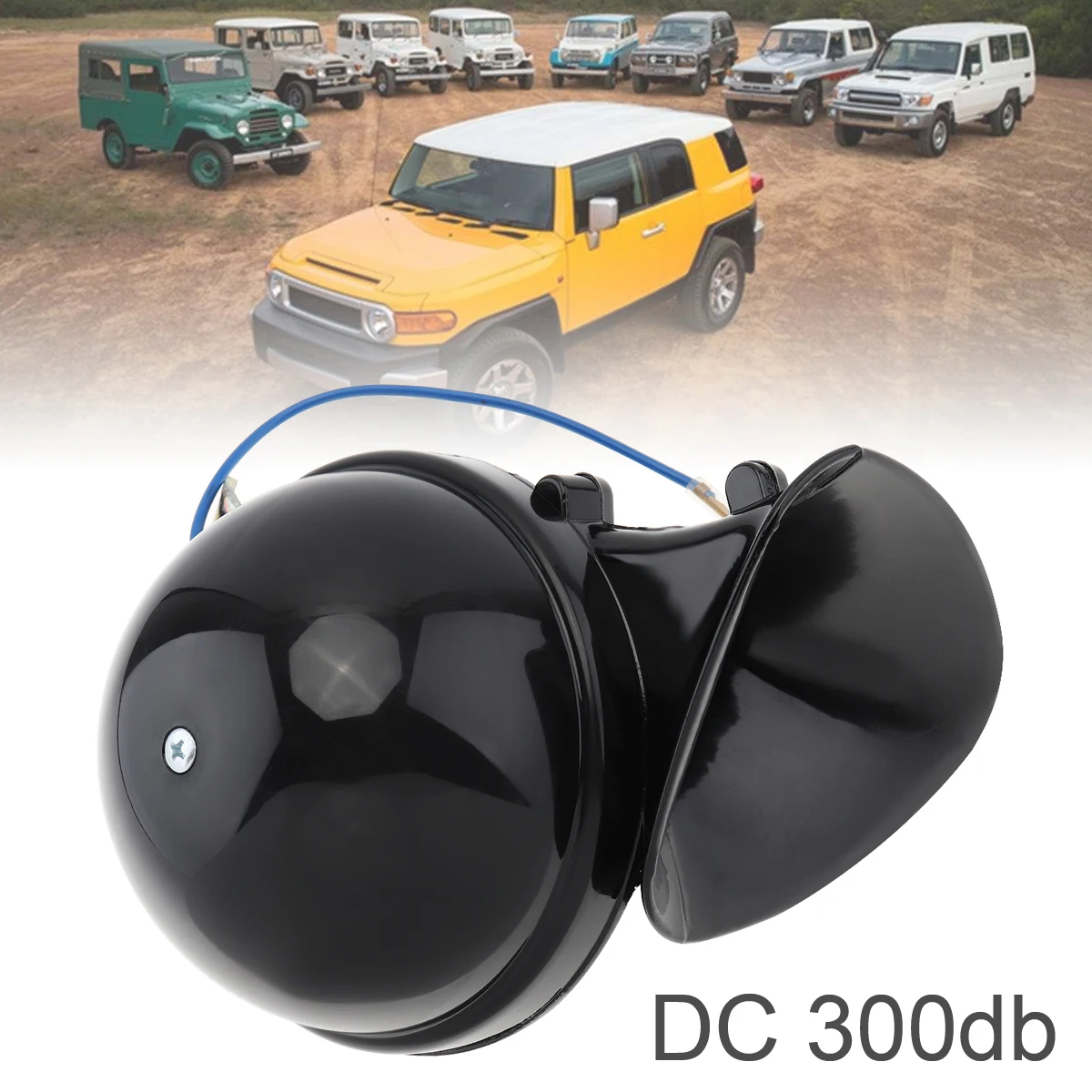 1PC Universal Super Loud 300dB Electric Snail Air Horn 12V/24V High Tone Speaker Waterproof for Car Truck Boat Motorbikes 
1PC Universal Super Loud 300dB Electric Snail Air Horn 12V/24V High Tone Speaker Waterproof for Car Truck Boat Motorbikes