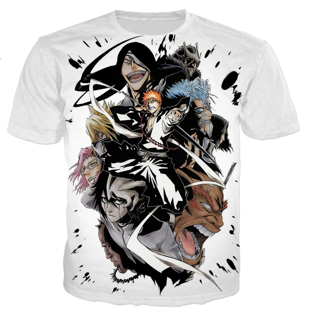 Men/women 3D Bleach Printed T-shirt Anime Print T Shirts Casual Harajuku Style Shirts Trendy Streetwear Plus Size Tops
Men/women 3D Bleach Printed T-shirt Anime Print T Shirts Casual Harajuku Style Shirts Trendy Streetwear Plus Size Tops