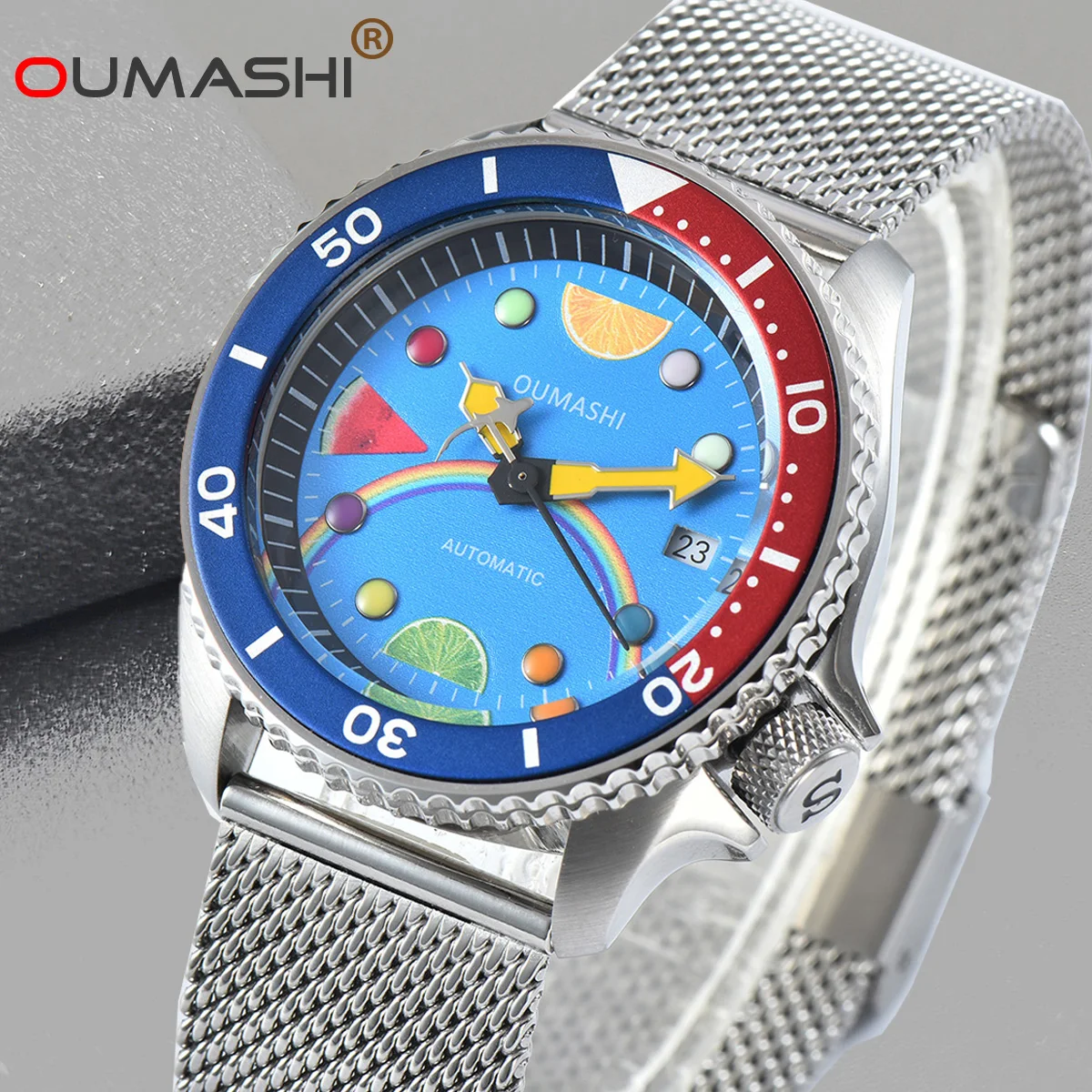 Часы наручные NH35 Мужские автоматические, роскошные механические светящиеся водонепроницаемые из нержавеющей стали с сапфировым стеклом и ...
Часы наручные NH35 Мужские автоматические, роскошные механические светящиеся водонепроницаемые из нержавеющей стали с сапфировым стеклом и ...