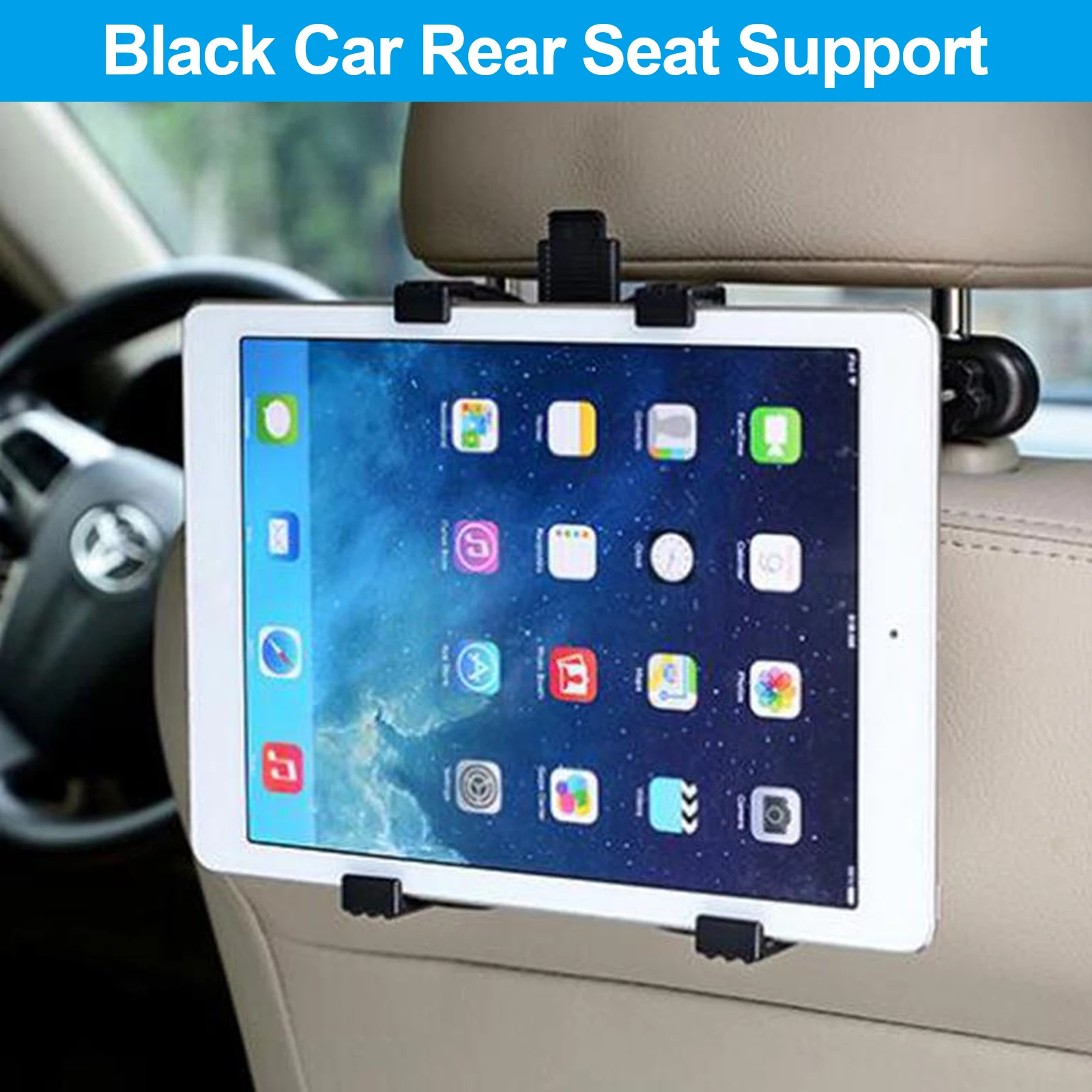 

7-11" Soporte Tablet Car Holder For iPad For Volvo BMW Audi Benz Chevrolet Hyundai Citroen Toyota Car Headrest Mount Stand