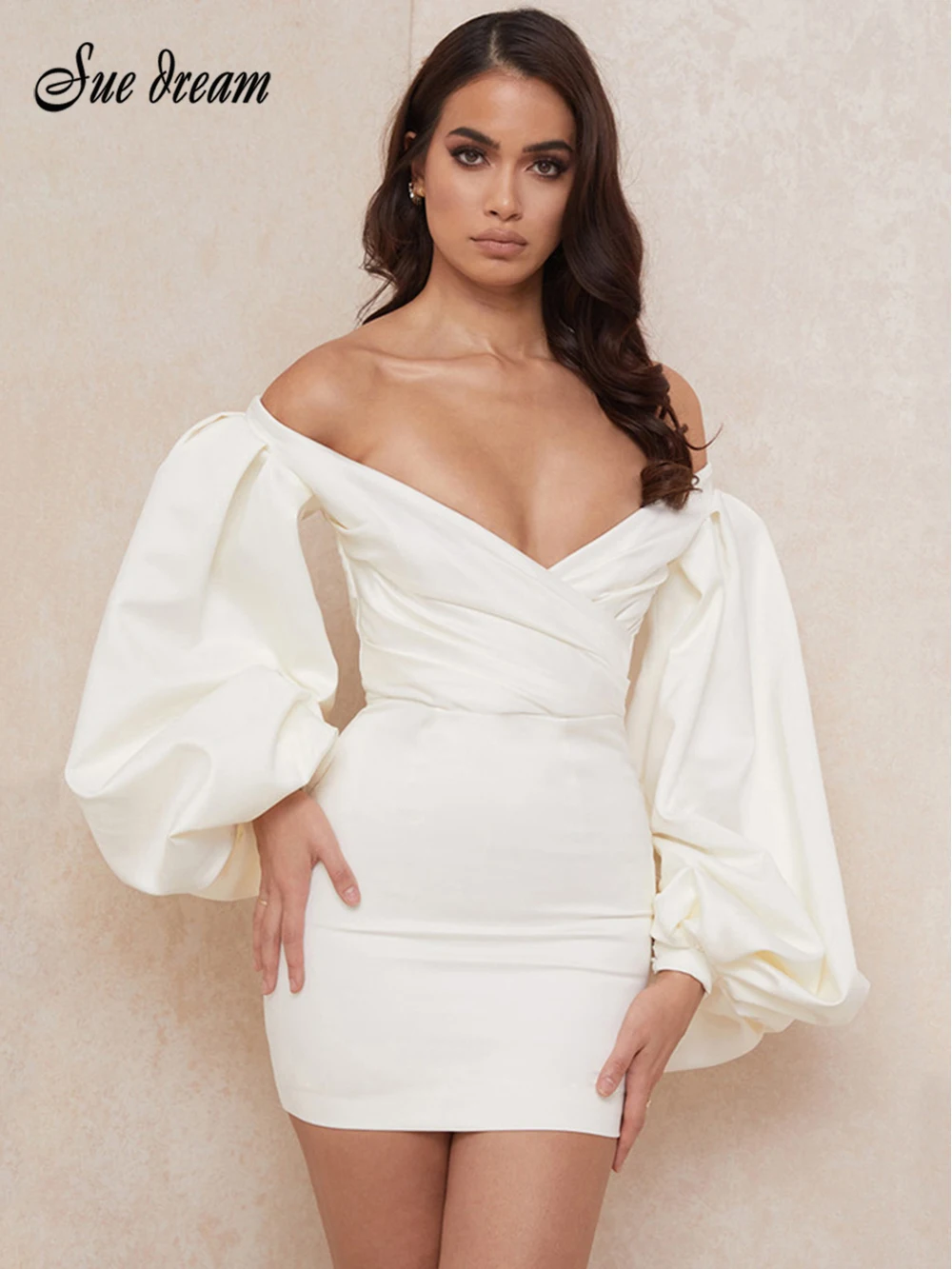 2021 New Summer Sexy White Lantern Sleeve Off Shoulder Mini Women Dress Long Sleeve Elegant Lady Evening Party Club Vestido
2021 New Summer Sexy White Lantern Sleeve Off Shoulder Mini Women Dress Long Sleeve Elegant Lady Evening Party Club Vestido