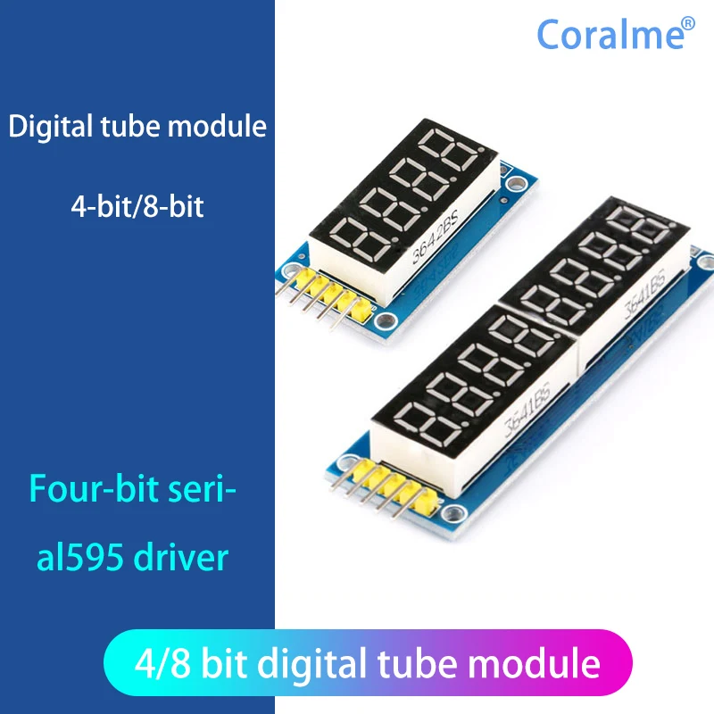 TM1637 LED Display Module 7 Segment 4 Bit 0.36 Inch Clock Red Anode Digital Tube Four Serial Driver Board Arduino
TM1637 LED Display Module 7 Segment 4 Bit 0.36 Inch Clock Red Anode Digital Tube Four Serial Driver Board Arduino
