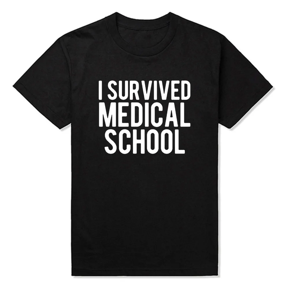 I Survived Medical School T-shirt Doctor Medicine Graduation Funny Unisex Graphic Fashion New Cotton Short Sleeve T Shirts
I Survived Medical School T-shirt Doctor Medicine Graduation Funny Unisex Graphic Fashion New Cotton Short Sleeve T Shirts