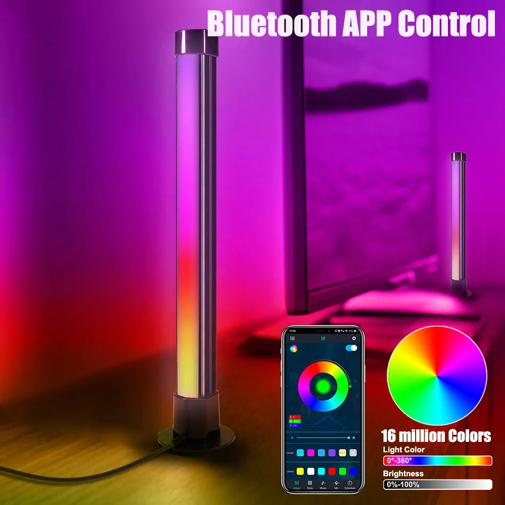 Smart Pickup Rhythm Lights RGB Voice-Activated Music Sync LED Backlight Rhythm Recognition Light 16 Million Colors Ambient Light
Smart Pickup Rhythm Lights RGB Voice-Activated Music Sync LED Backlight Rhythm Recognition Light 16 Million Colors Ambient Light