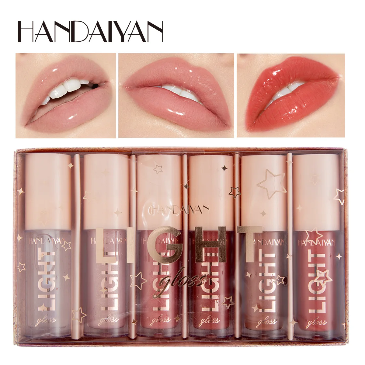 Handaiyan 6Pcs/set Lip Gloss Sexy Plump Glitter Crystal Jelly Red Nude Lipstick Liquid Waterproof Moisturize Oil Lipgloss Makeup
Handaiyan 6Pcs/set Lip Gloss Sexy Plump Glitter Crystal Jelly Red Nude Lipstick Liquid Waterproof Moisturize Oil Lipgloss Makeup